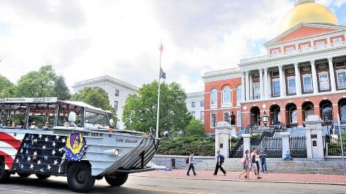 Zwiedzanie Bostonu amfibią Duck Boat z rejsem po rzece Charles