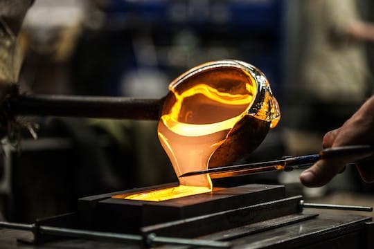 Glasworkshop met een ambachtsman