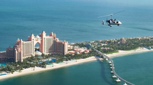 Gyrocopter Dubai Gyrocopter - Official Direct Signature - Palm Jumeirah Skydive Base - 360-degree Gyrocopter High-Altitude Sightseeing - 1 Pilot, 1 Passenger - Includes Video and Photos