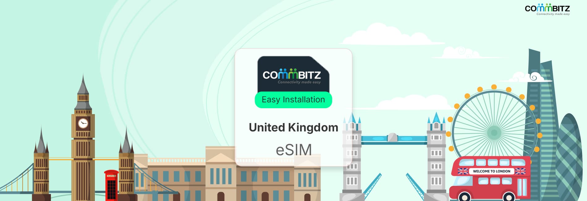 Commbitz United Kingdom e-SIM Daily