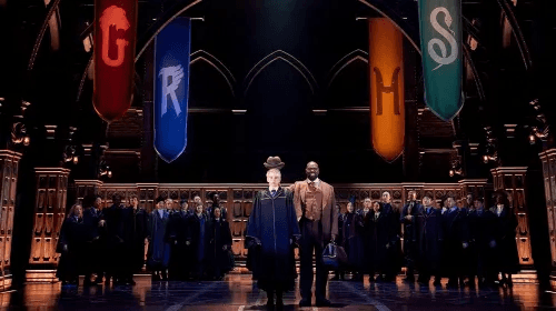 Harry Potter and the Cursed Child: Performance at Palace Theatre in London, UK
