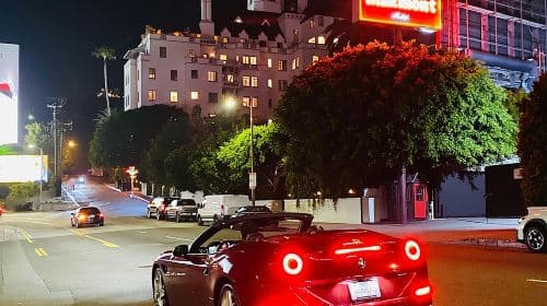 20-Minute Tour: Hollywood Blvd to Sunset Blvd in a Ferrari Day Tours