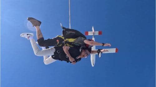 Parachuting Dubai