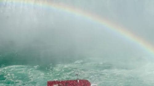 Tour a piedi delle Niagara Falls in Canada e tour giornaliero in barca Hornblower