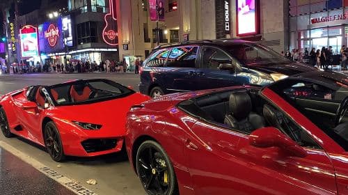 20-Minute Tour: Hollywood Blvd to Sunset Blvd in a Ferrari Day Tours