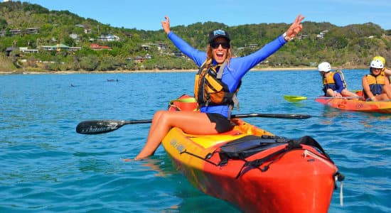 Byron Bay Sea Kayak with Dolphins and Turtles