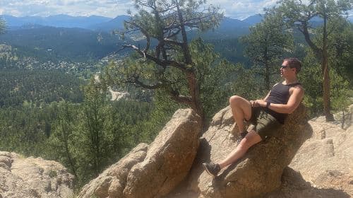 Guided Hiking Tour in Colorado Rocky Mountains View of Mt BlueSky Day Tours