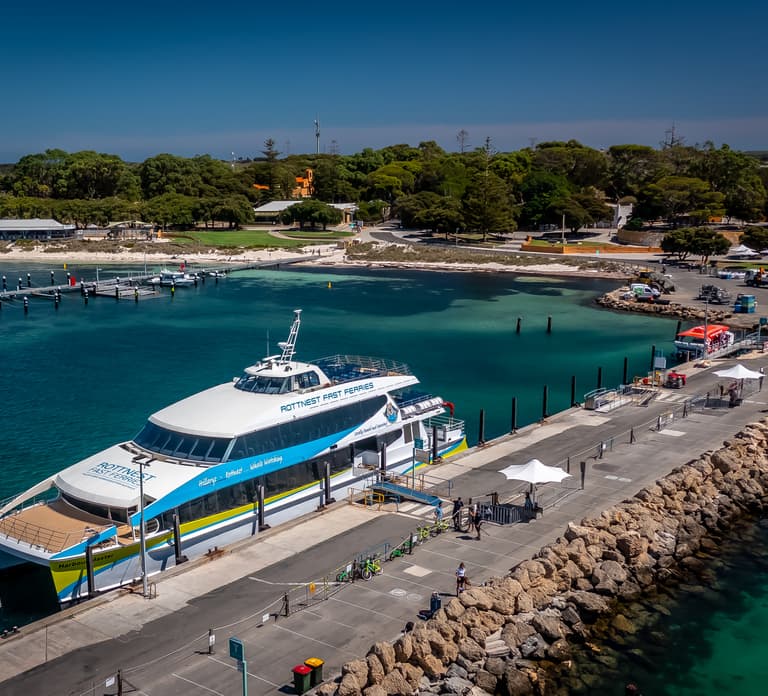 From Perth: Rottnest Island Full-Day Bike and Ferry Trip