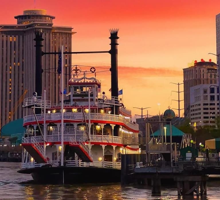 New Orleans: Evening Steamboat Jazz Cruise + Optional Dinner
