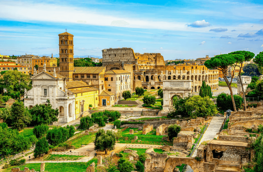 Colosseum, Roman Forum & Palatine Hill with Audioguide App