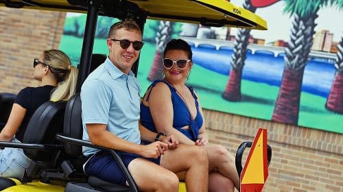 Guided Tampa Sightseeing Tour in New Street Legal Golf Cart Day Tours