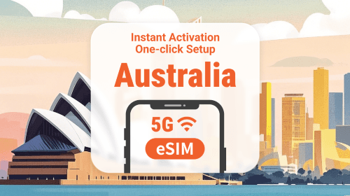 Australia 5G eSIM | Full AI & TikTok Access | 1–30 Days | Instant QR