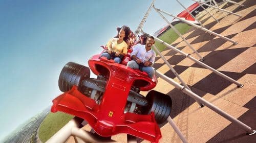 From Dubai: Abu Dhabi Sheikh Zayed Grand Mosque + Ferrari World Yas Island 1-day tour Day Tours