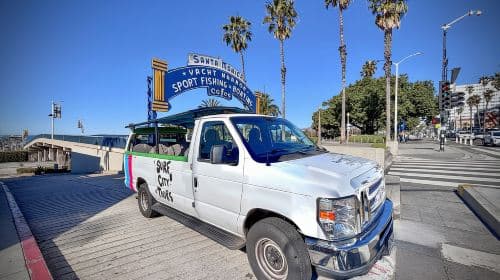 Santa Monica: Los Angeles Open-Air Van Tour with Stops Day Tours