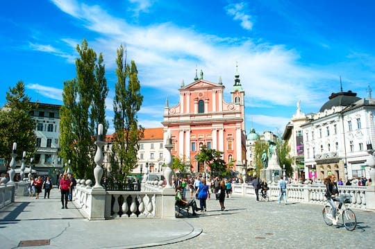 Historical City Center and Ljubljana Castle Tour