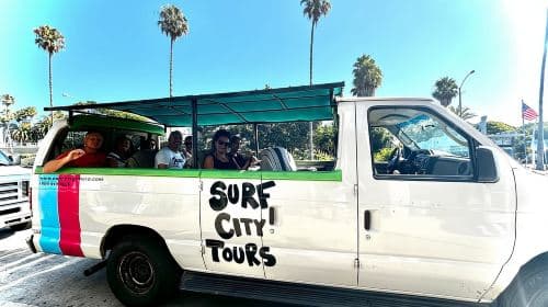 Santa Monica: Los Angeles Open-Air Van Tour with Stops Day Tours