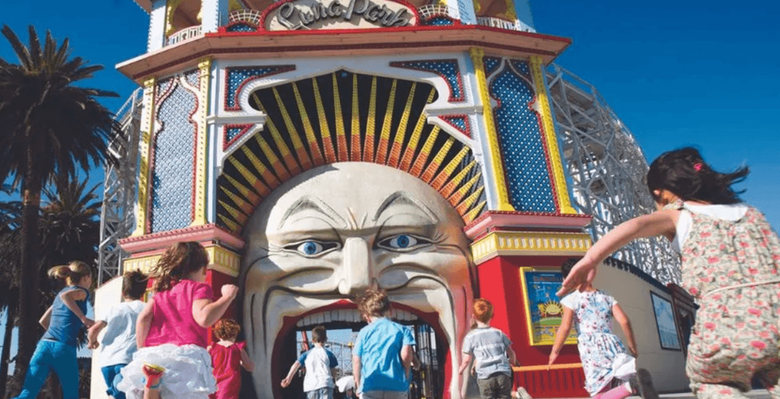 Biglietti per corse illimitate al Luna Park Melbourne