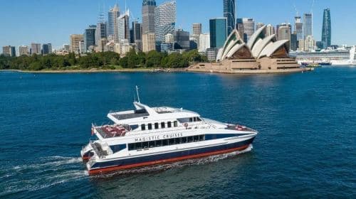 Sydney Harbour Magistic/360° panoramic glass/Showboat rejs z kolacją i pokazem tańca (pokaz tańca/lunch w formie bufetu/opcjonalna luksusowa kolacja) Bilety transportowe