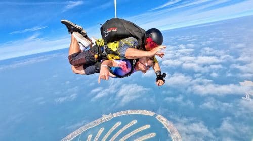[Skydive Dubai Official] Dubai Palm Island/Desert Skydiving | Instructor Tandem + Photo/Video Coverage by Photographer & Optional Transfer