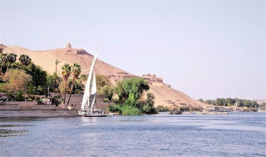 Felucca tour of Aswan landmarks including Nubian lunch