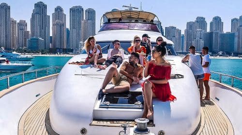 Dubai Marina Yacht Tour with Optional Breakfast or BBQ Day Tours