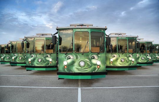 I-RIDE Trolley on International Drive in Orlando