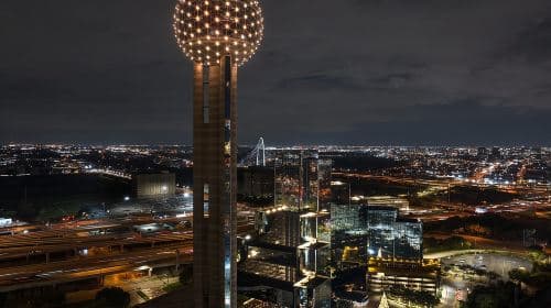 Dallas: Reunion Tower GeO-Deck General Admission Ticket Day Tours