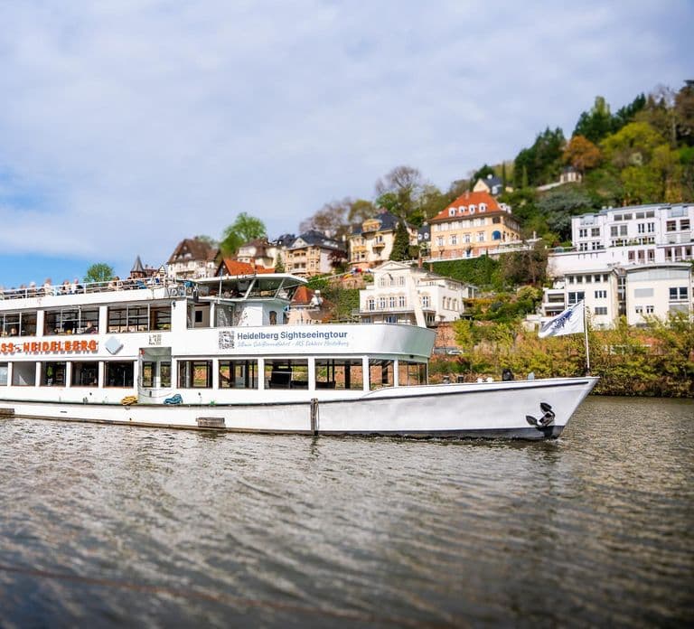 Heidelberg: Neckar River Sightseeing Boat Tour with Drink