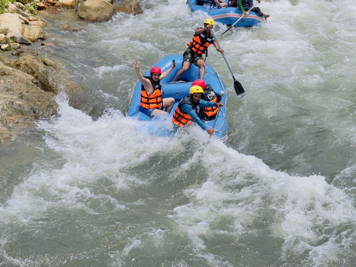 Join Tour White Water Rafting, Flying Fox, Jungle Walk, ATV Adventure and Elephant Trekking from Krabi