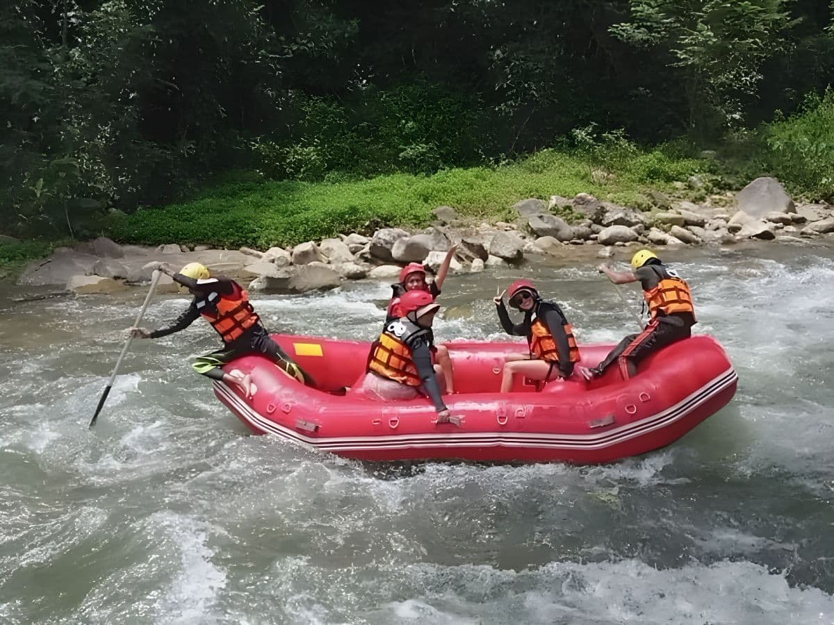 Join Tour White Water Rafting, Flying Fox, Jungle Walk, ATV Adventure and Elephant Trekking from Phuket