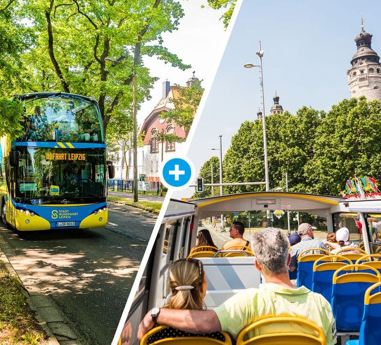 Leipzig: 13개 정류장 Hop-on/Hop-off 버스 티켓