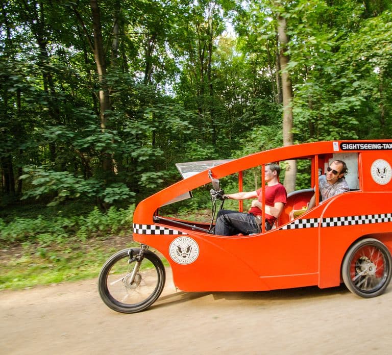 Berlin : visite privée en e-rickshaw avec service de prise en charge à l'hôtel