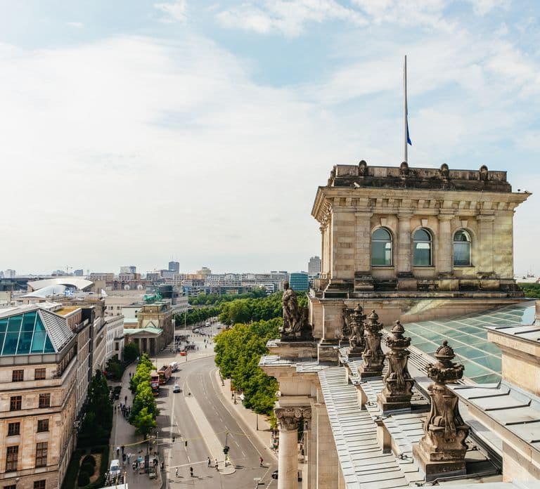 Berlijn: Ontbijt op het dakterras van Käfer Restaurant Reichstag