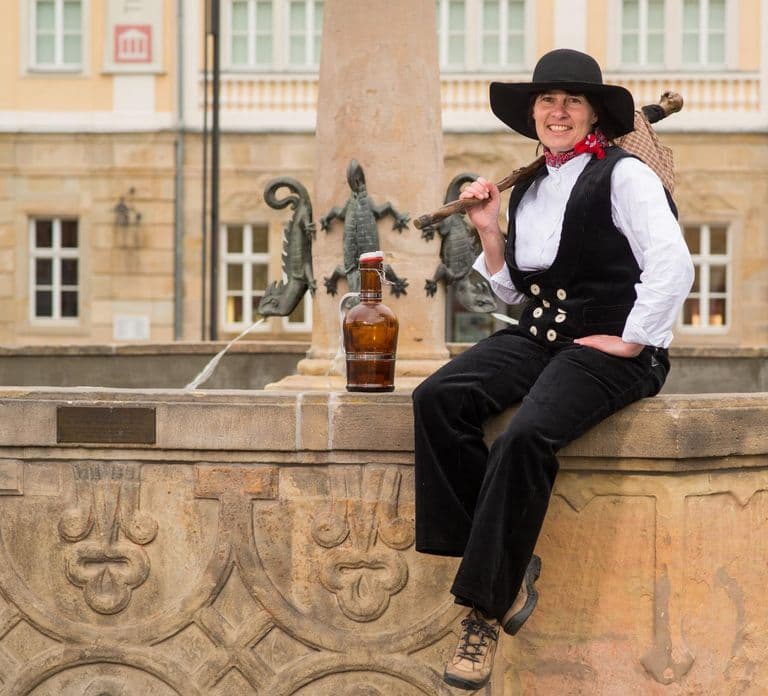 Eisenach: tour serale a piedi con guida in costume