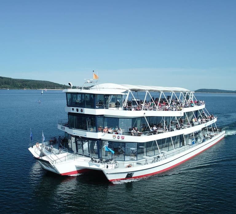 Brombachsee : Croisière en bateau sur le trimaran "MS Brombachsee"