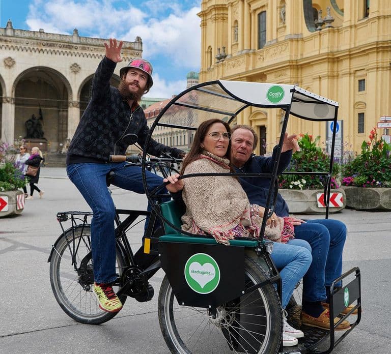 Munich : visite des points forts de la ville en pousse-pousse