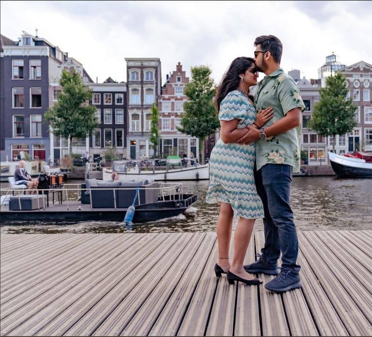 Sesja zdjęciowa na kanałach Amsterdamu: prywatna dla singli, rodzin lub par