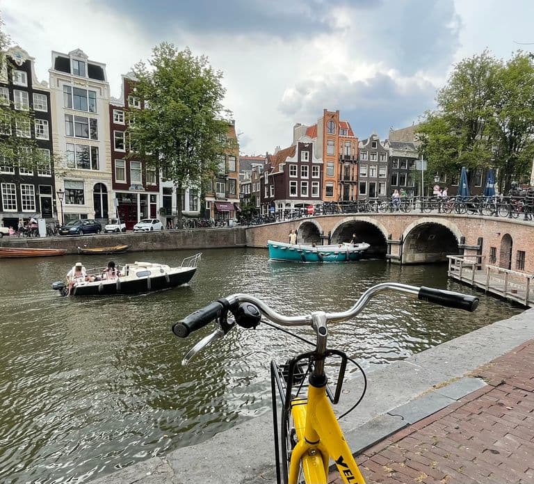 Amsterdam: Tour guidato in bicicletta di 2 ore tra le attrazioni della città
