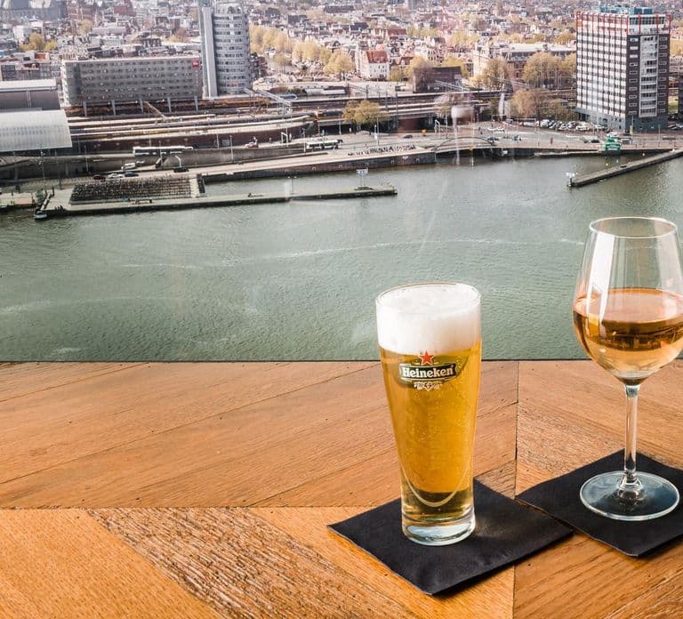 Amsterdam: A'DAM Lookout Entry Ticket with 1 or 2 Drinks