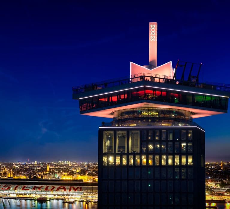 Amsterdam: A'DAM Lookout Entry Ticket with 1 or 2 Drinks