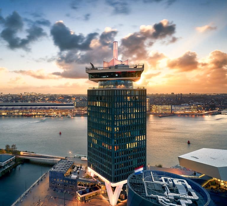 Amsterdam: A'DAM Lookout Entry Ticket with 1 or 2 Drinks