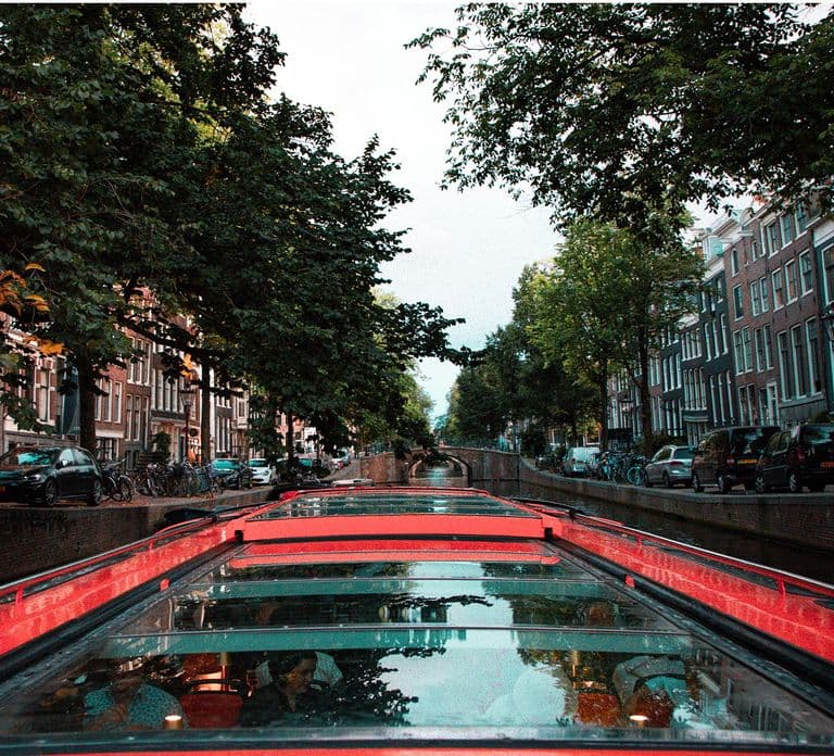 Amsterdam: Crociera con cena e menu di 4 portate