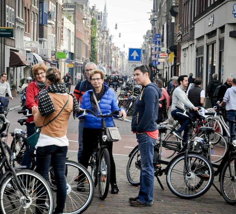 Amsterdam: Geführte Stadt-Radtour auf Französisch