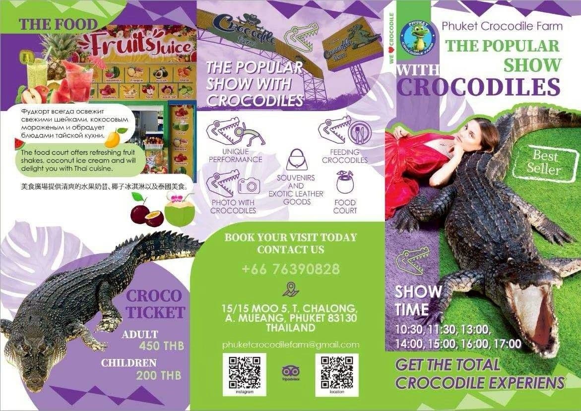 Phuket Crocodile Farm and Crocodile Show