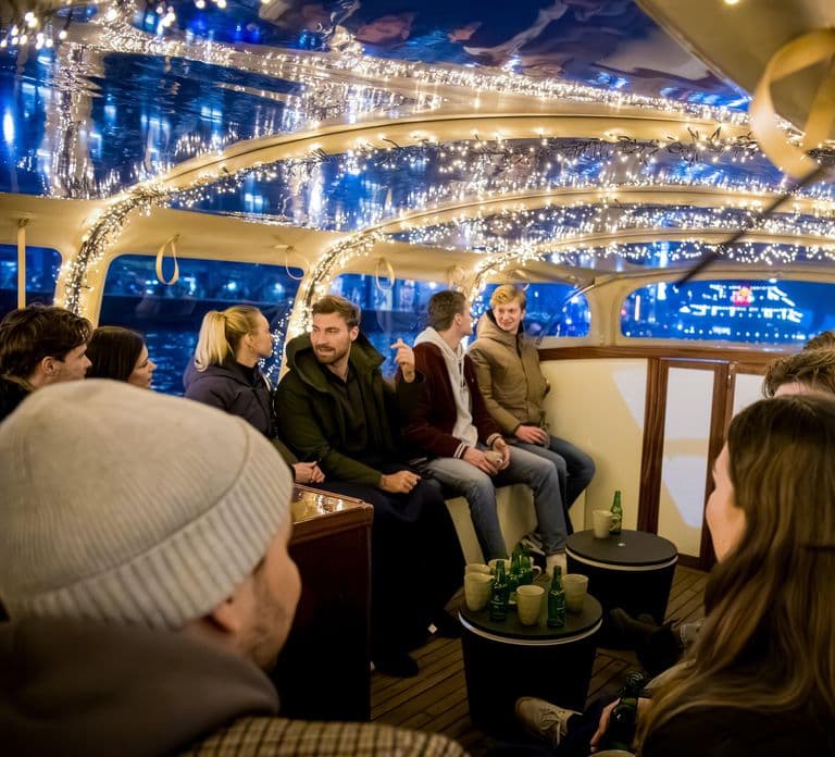 Amsterdam: Light Festival Canal Boat Tour