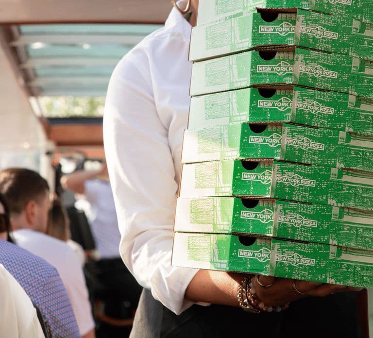 Amsterdam: Rejs z pizzą, nowojorską pizzą i napojami