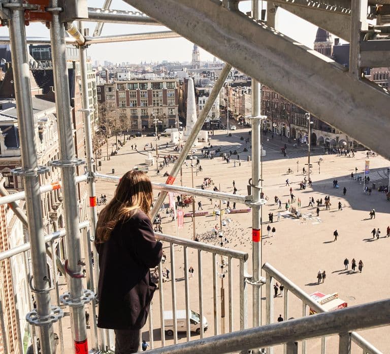 Amsterdam: Eintrittsticket für den Dachblick der 'De Nieuwe Kerk'