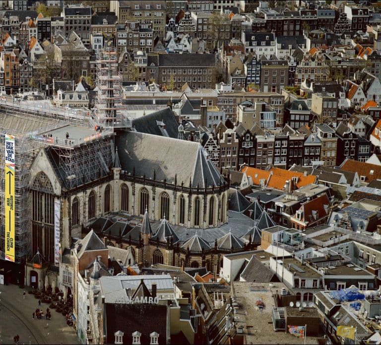 Amsterdam: Eintrittsticket für den Dachblick der 'De Nieuwe Kerk'