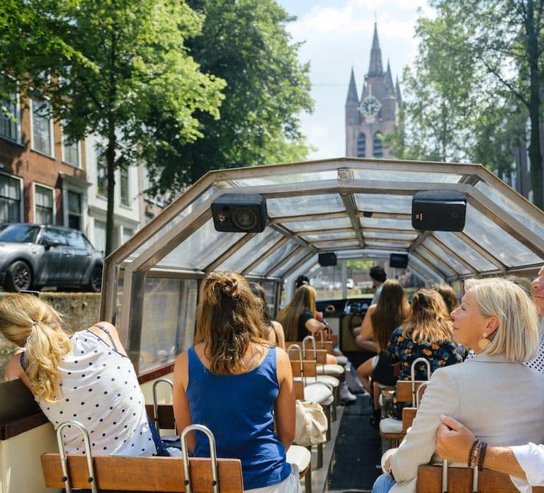 Delft : Croisière sur les canaux avec commentaires guidés