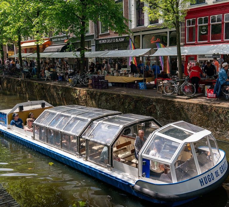 Delft : Croisière sur les canaux avec commentaires guidés